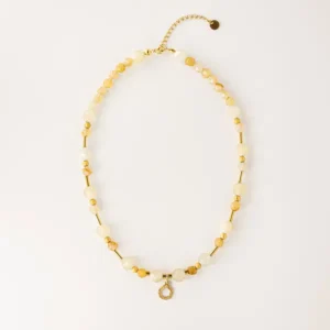 Choker Moje Słońce z Jadeitem Cytrynowy (Stardust)