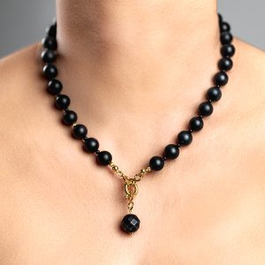 Choker Przebudzenie Mocy (Siła Wewnętrznego Spokoju) z Onyksu